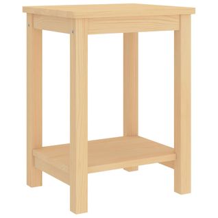 Table de chevet Bois clair 35x30x47 cm Bois de pin massif