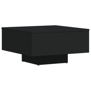 Table Basse Noir 60x60x31,5 Cm Aggloméré