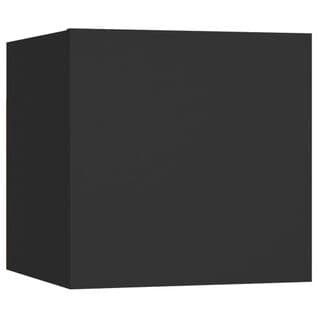 Table De Chevet Noir 30,5x30x30 Cm Aggloméré