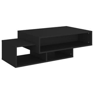 Table Basse Noir 105x55x32 Cm Aggloméré