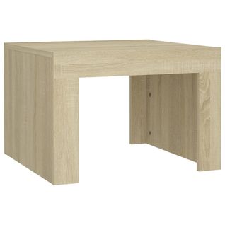 Table Basse Chêne Sonoma 50x50x35 Cm Aggloméré