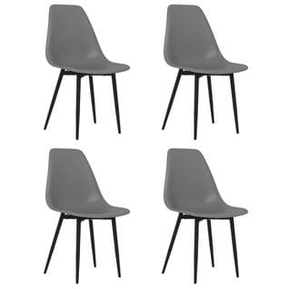 Chaises à Manger Lot De 4 Gris Pp