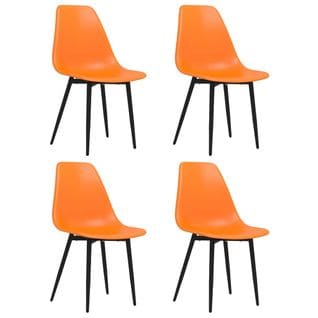 Chaises à Manger Lot De 4 Orange Pp