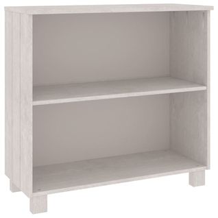 Buffet Hamar Blanc 85x35x80 Cm Bois Massif De Pin