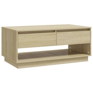 Table Basse Chêne Sonoma 102,5x55x44 Cm Aggloméré