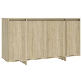 Buffet Chêne Sonoma 135x41x75 Cm Bois D'ingénierie