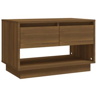 Meuble TV Chêne Marron 70x41x44 Cm Aggloméré