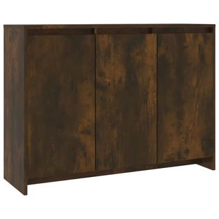 Buffet Chêne Fumé 102x33x75 Cm Aggloméré