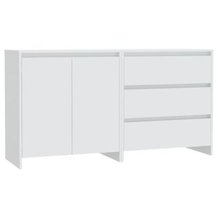 Buffets 2 Pièces Blanc Bois D'ingénierie