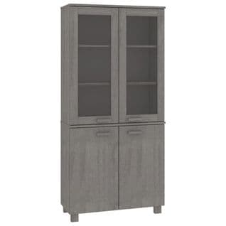 Buffet Hamar Bois Massif De Pin Gris Clair