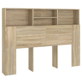 Armoire De Tête De Lit Chêne Sonoma 140x19x103,5 Cm