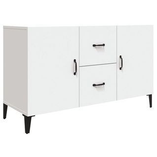 Buffet Blanc 100x36x60 Cm Bois Contreplaqué