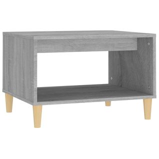 Table Basse Sonoma Gris 60x50x40 Cm Bois Contreplaqué