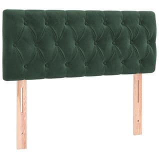 Tête De Lit Vert Foncé 90x7x78/88 Cm Velours