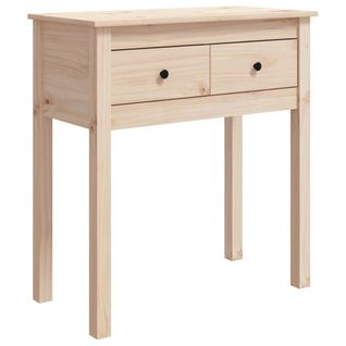 Table Console 70x35x75 Cm Bois Massif De Pin