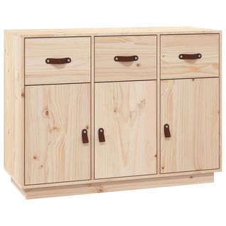 Buffet 100x40x75 Cm Bois Massif De Pin