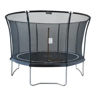 Trampoline Rond Avec Filet -  Denver - Ø 366 Cm En Noir   Trampoline Enterré Sur Pieds Pour