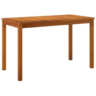 Table De Jardin 110x55x67 Cm Bois D'acacia Solide