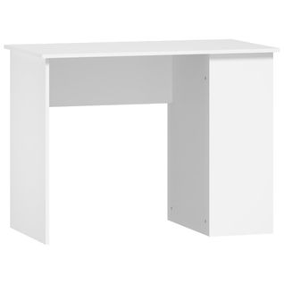 Bureau Blanc 100x55x75 Cm Bois Contreplaqué