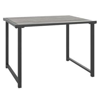 Table De Jardin Anthracite 55x40x37 Cm Acier