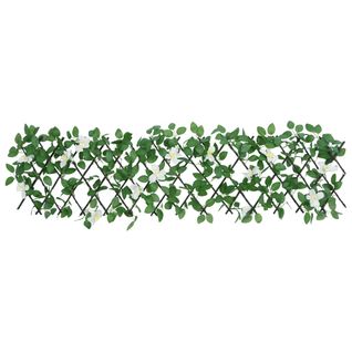 Treillis De Lierre Artificiel Extensible Vert 5 Pièces 180x30 Cm