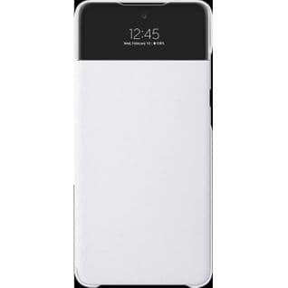 Coque Etui Smart View Galaxy A72 Blanc