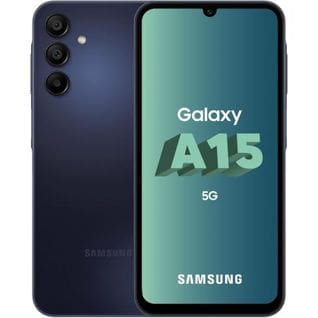 Smartphone Samsung Galaxy a15 5g bleu nuit 128 Go