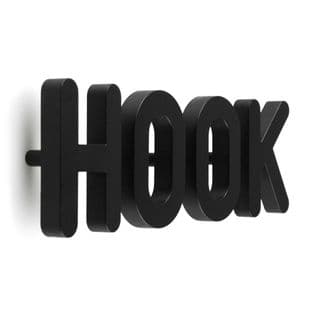 Patères Hook Noir