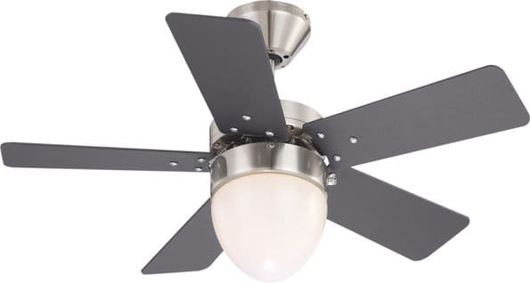 ventilo plafond chrome D.76 cm MARVA anthracite