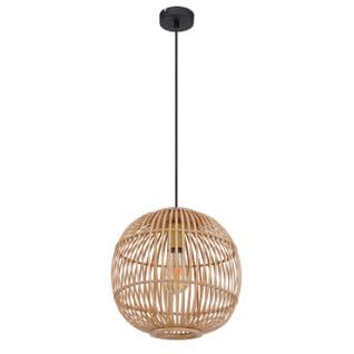 Suspension Design Bambou Hildegard - Diam. 30 X H. 150 Cm - Beige Naturel