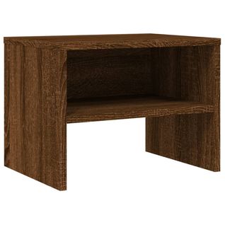 Table De Chevet,table De Nuit,meuble De Rangement Chêne Marron 40x30x30 Cm Bois D'ingénierie