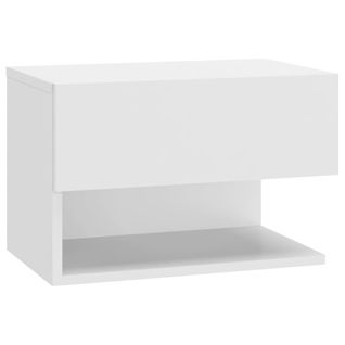 Table De Chevet Murale - Table De Nuit Blanc