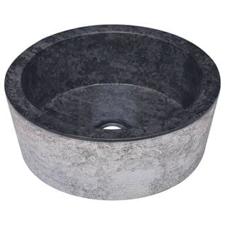 Vasque à Poser Noir 40x15 Cm Marbre