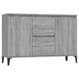 Buffet - Bahut - Meuble De Rangement Sonoma Gris 104x35x70 Cm Bois D'ingénierie