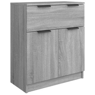 Buffet - Bahut - Meuble De Rangement Sonoma Gris 60x30x70 Cm Bois D'ingénierie