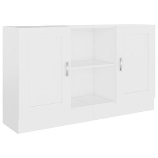 Buffet - Bahut - Meuble De Rangement Blanc 120x30,5x70 Cm Bois D'ingénierie