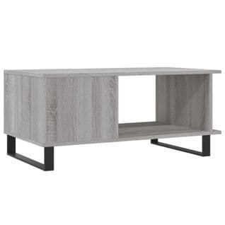 Table Basse, Table De Salon Sonoma Gris 90x50x40 Cm Bois D'ingénierie
