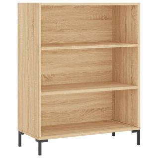 Bibliothèque, Étagère, Meuble De Rangement Chêne Sonoma 69,5x32,5x90 Cm Bois D'ingénierie