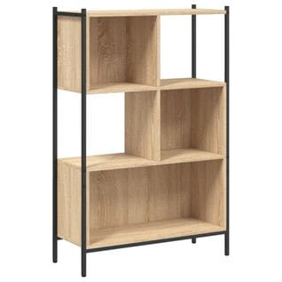 Bibliothèque, Étagère, Meuble De Rangement Chêne Sonoma 72x28x109 Cm Bois D'ingénierie