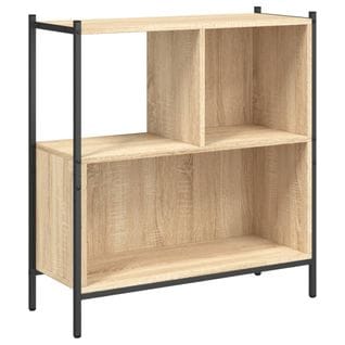 Bibliothèque, Étagère, Meuble De Rangement Chêne Sonoma 72x28x77,5 Cm Bois D'ingénierie