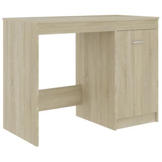 Bureau Informatique - Table D'étude Chêne Sonoma 100x50x76 Cm Bois D’ingénierie