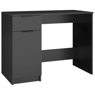 Bureau Informatique - Bureau D'ordinateur - Table D'étude Noir 100x50x75 Cm Bois D'ingénierie