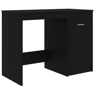 Bureau Informatique - Bureau D'ordinateur - Table D'étude Noir 100x50x76 Cm Bois D’ingénierie