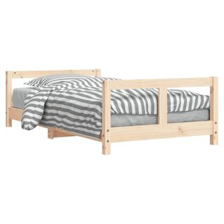 Lit Enfant - Lit Simple - Cadre De Lit 80x160 Cm Bois De Pin Massif