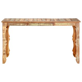 Table De Salle à Manger - Table à Manger 140x70x76cm Bois De Récupération Massif