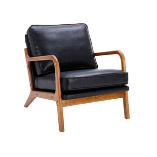 Fauteuil En Contreplaqué Moderne - Noir