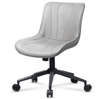 Gris - Chaise De Bureau Ergonomique Sans Accoudoir Avec Dossier Inclinable