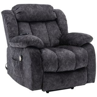 Fauteuil De Massage Électrique Avec Fonction Chauffante - Gris