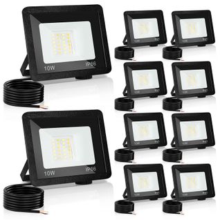 Projecteur Led 10x 10w 3 Couleurs - 3000/4000/6500k Etanche Ip66