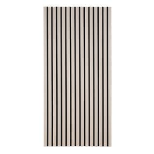 Panneau Tasseau Mdf Revêtement Mural Naturel Panneau Acoustique Moderne Placage 120x60x2.1cm Chêne